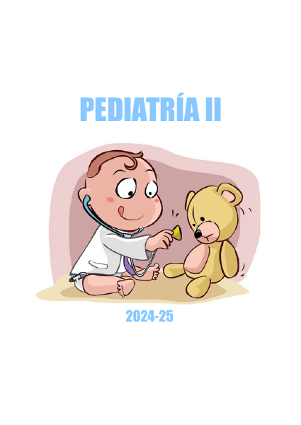 Portada de Pediatría II